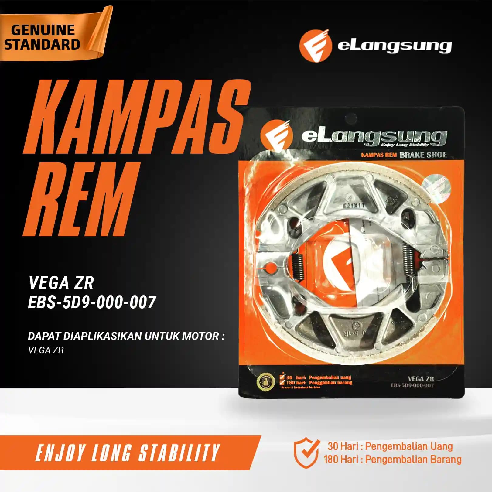 Kampas Rem Vega ZR