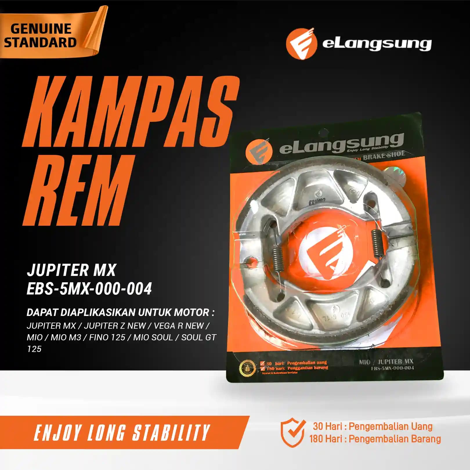 Kampas Rem Jupiter MX