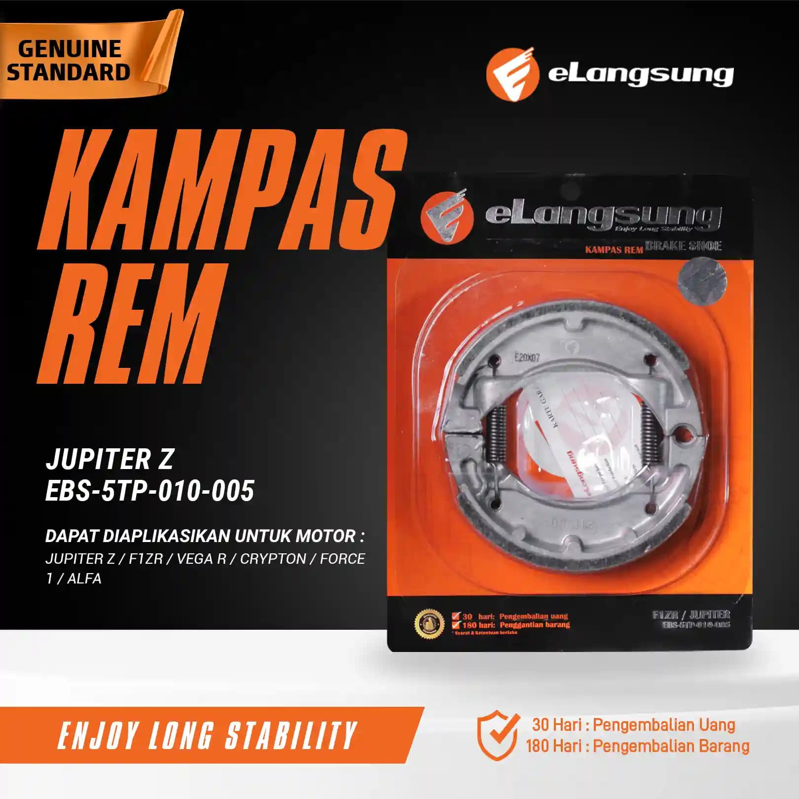 Kampas Rem Jupiter Z