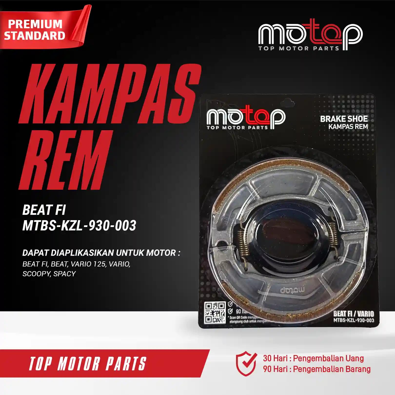 Kampas Rem Beat FI