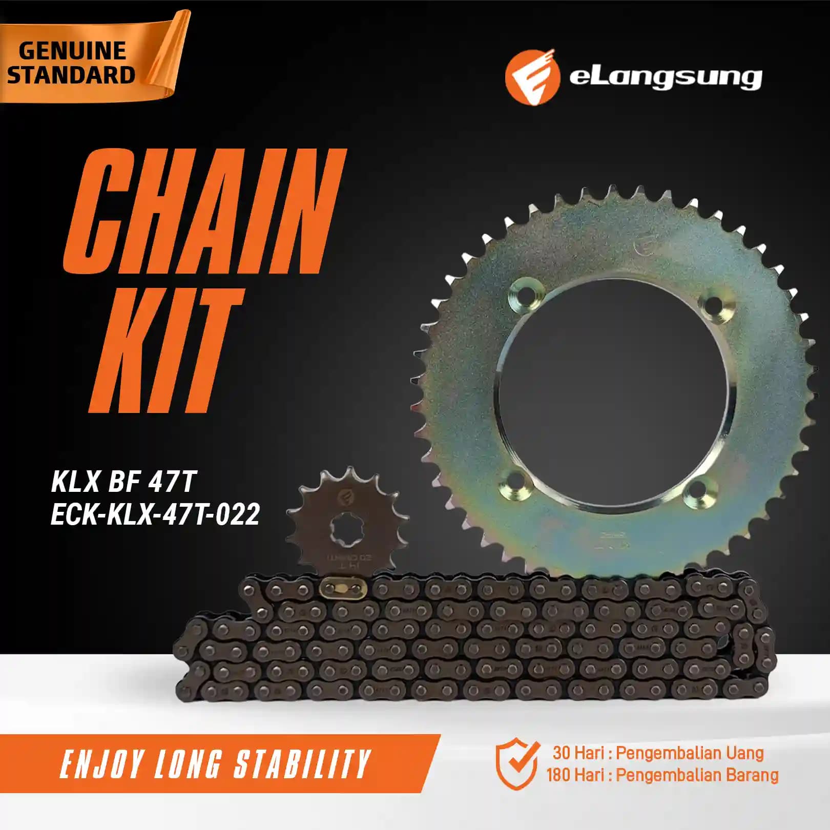 Chain Kit KLX BF 47T