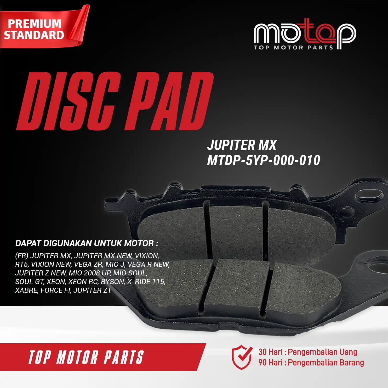 Disc Pad Jupiter MX