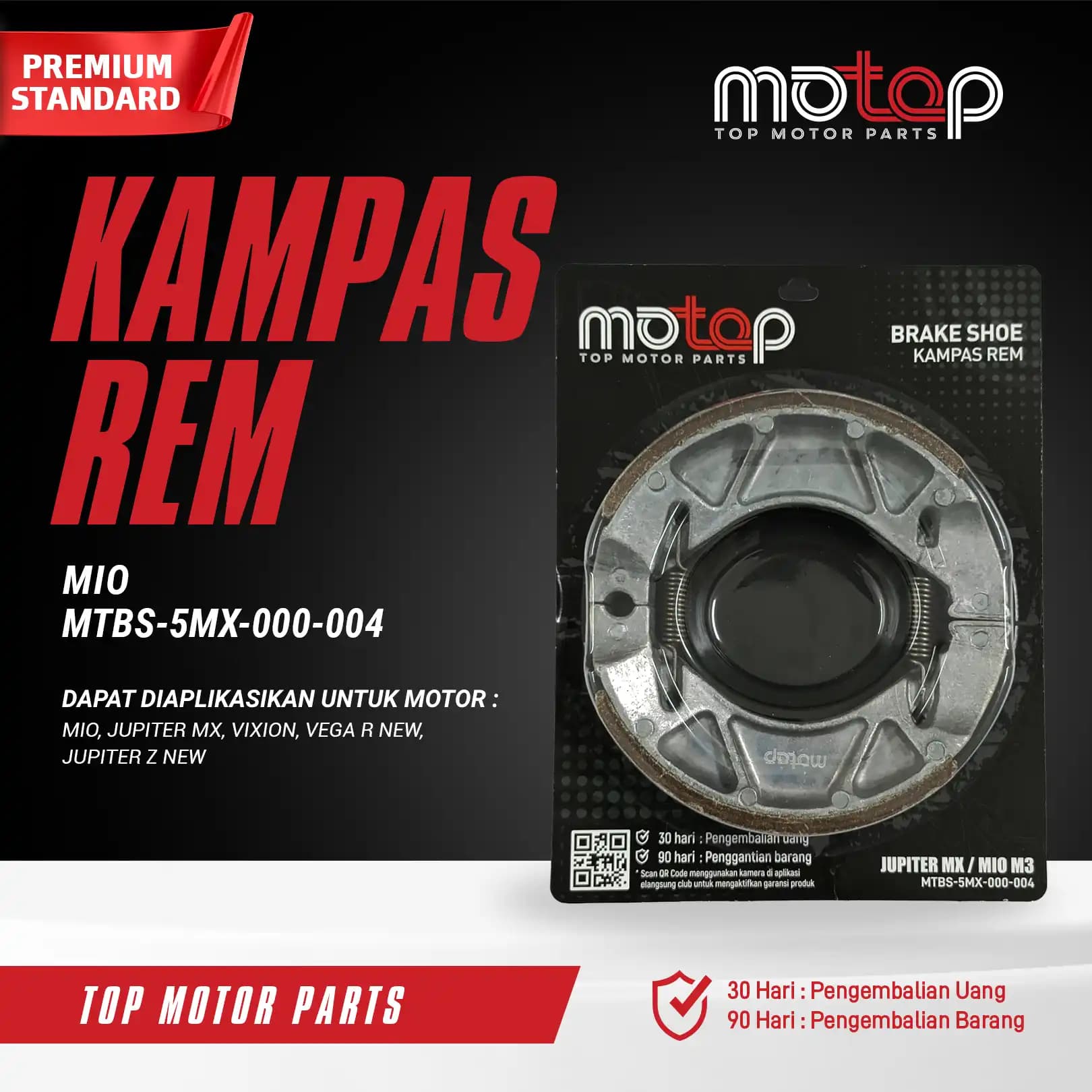 Kampas Rem Mio