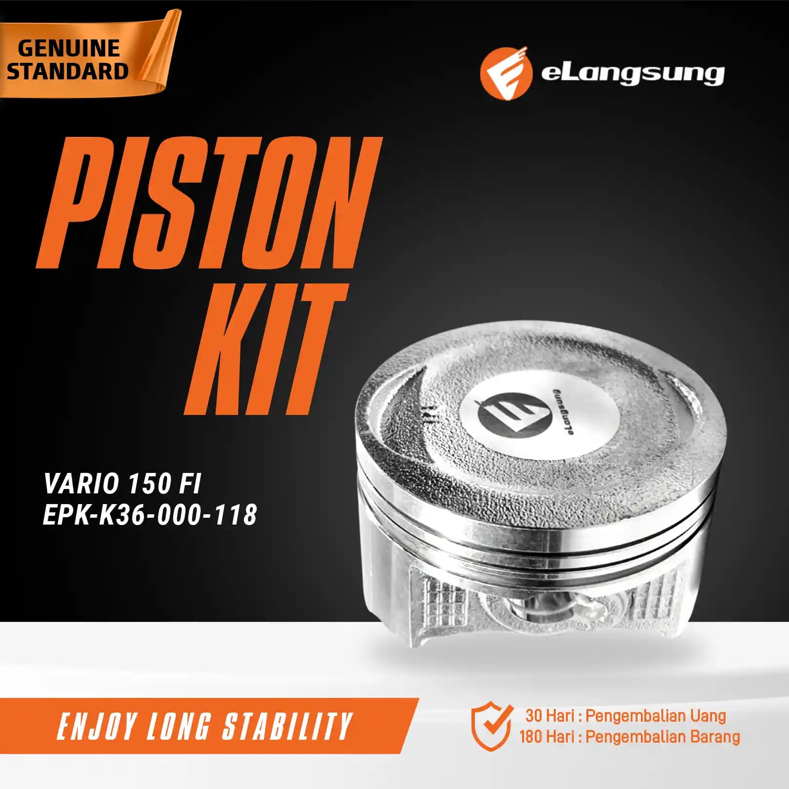 Piston Kit Std Vario 150 FI