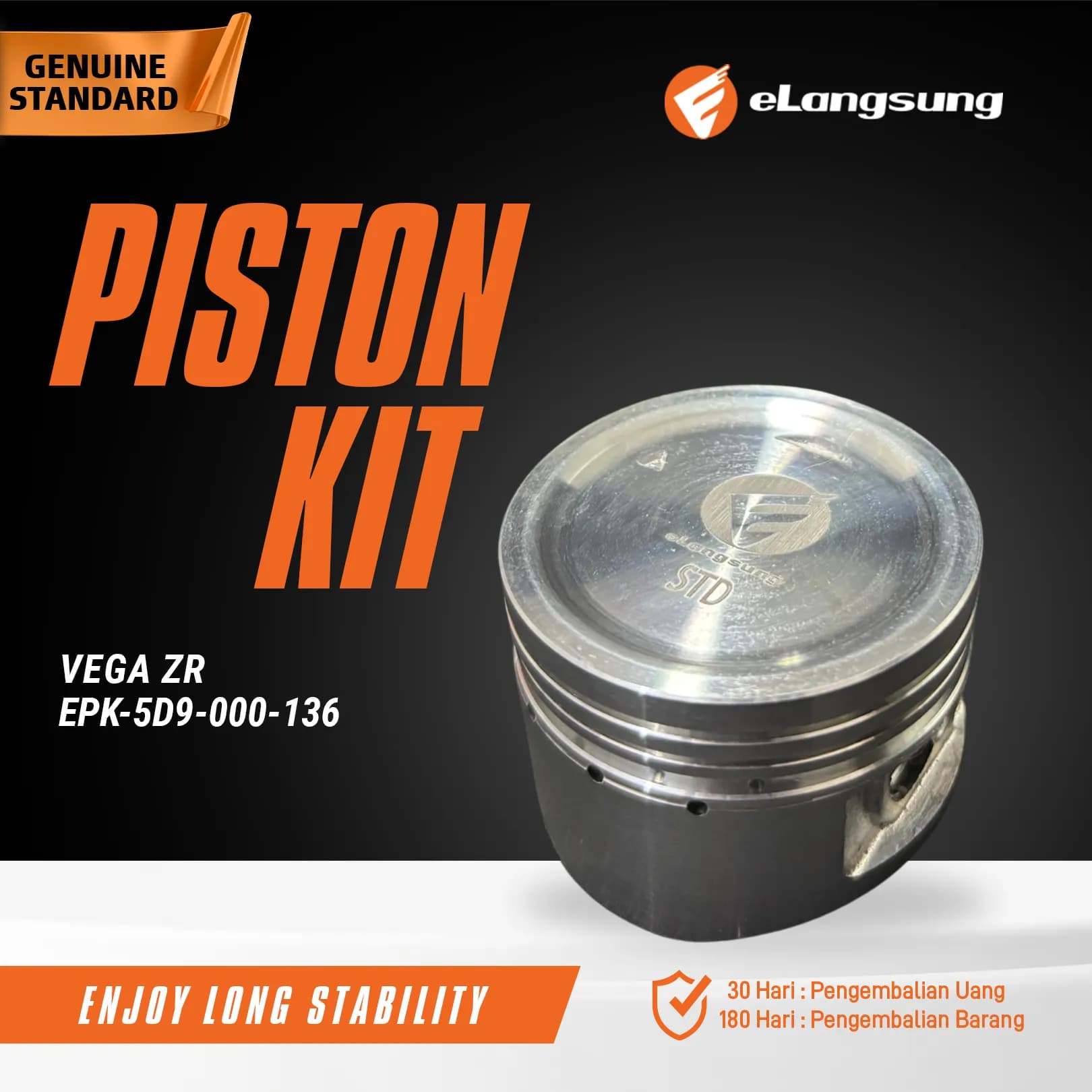 Piston Kit Std Vega ZR