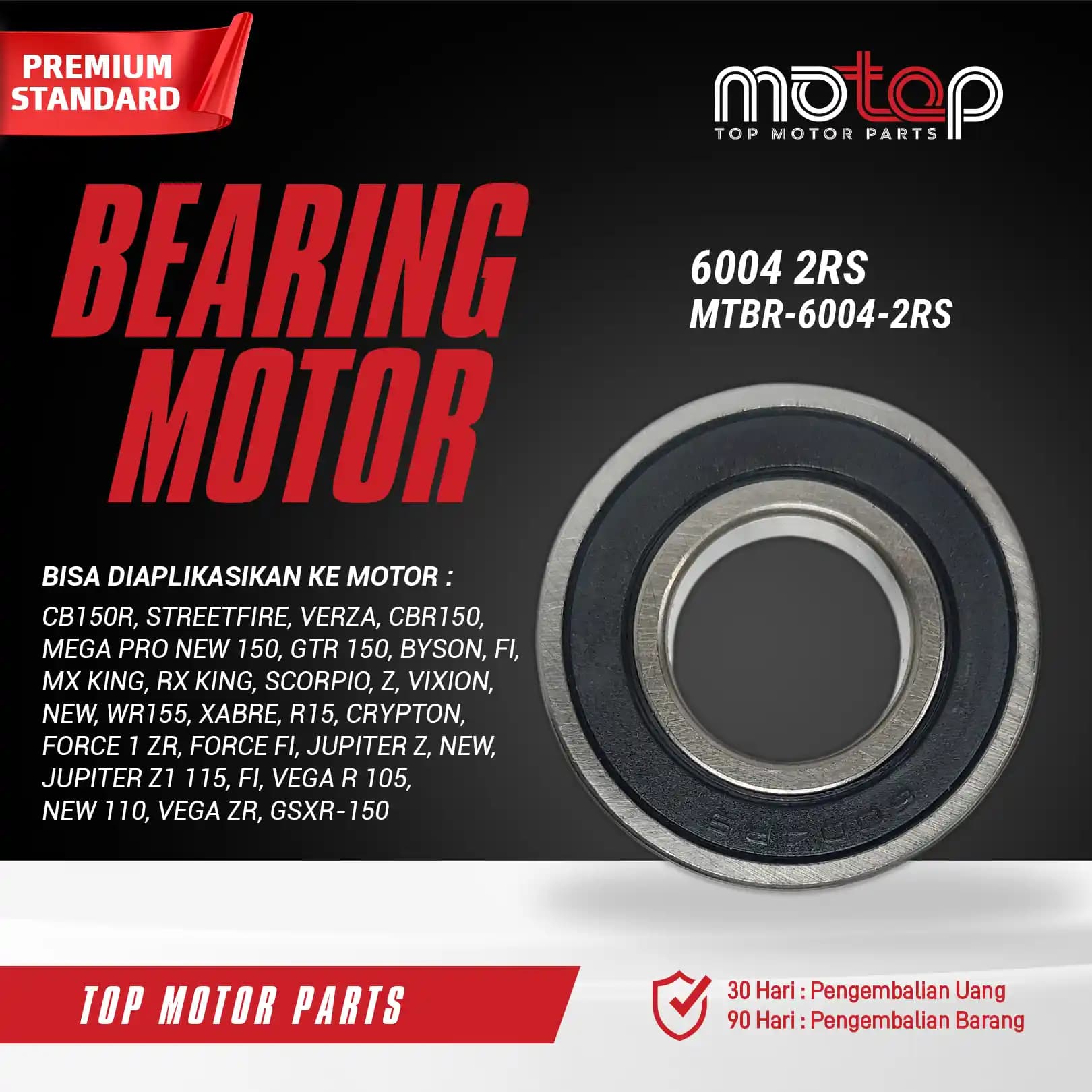 Bearing MTBR-6004-2RS