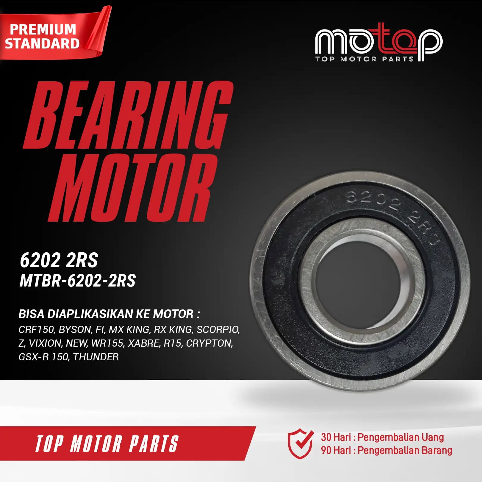 Bearing MTBR-6202-2RS