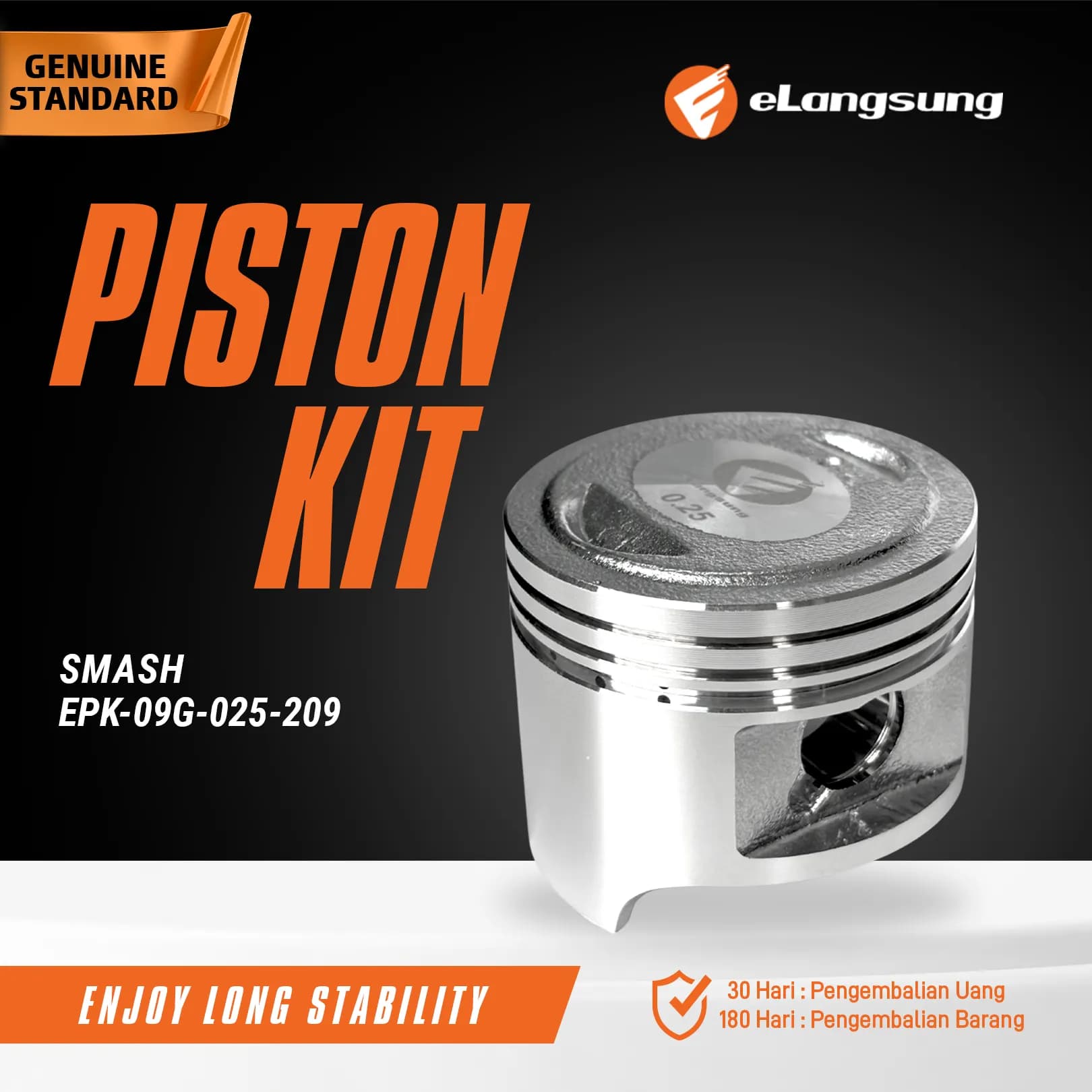 Piston Kit 0.25 Smash