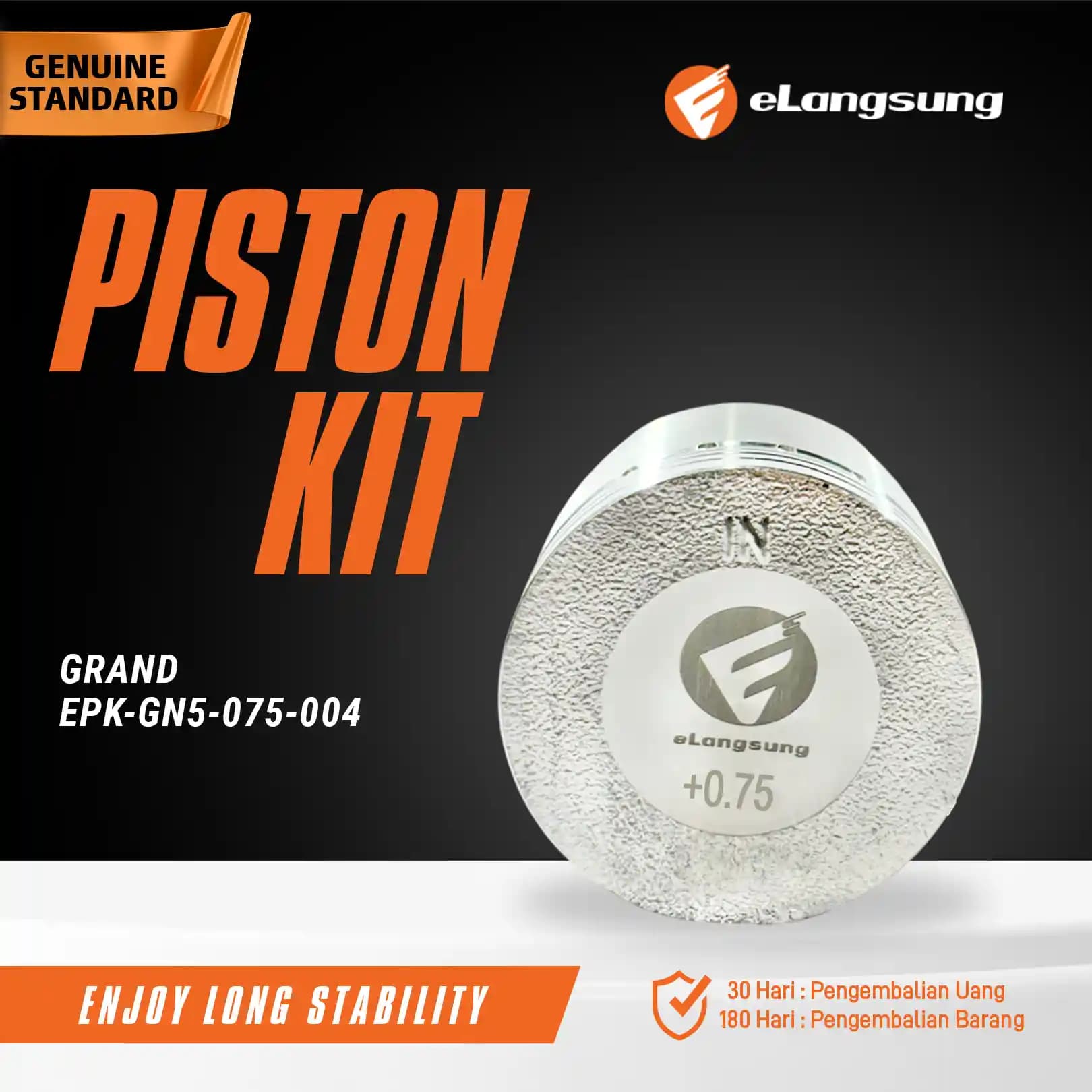 Piston Kit 0.75 Grand