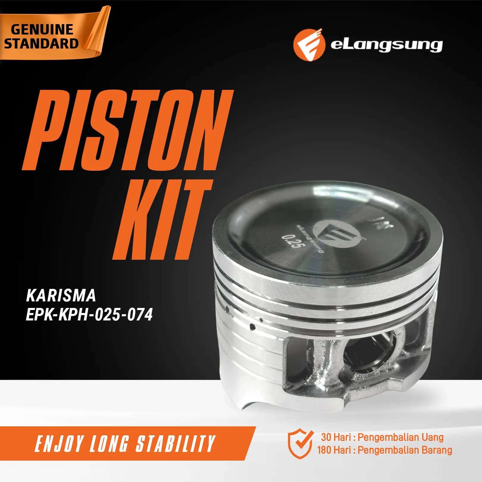 Piston Kit 0.25 Karisma