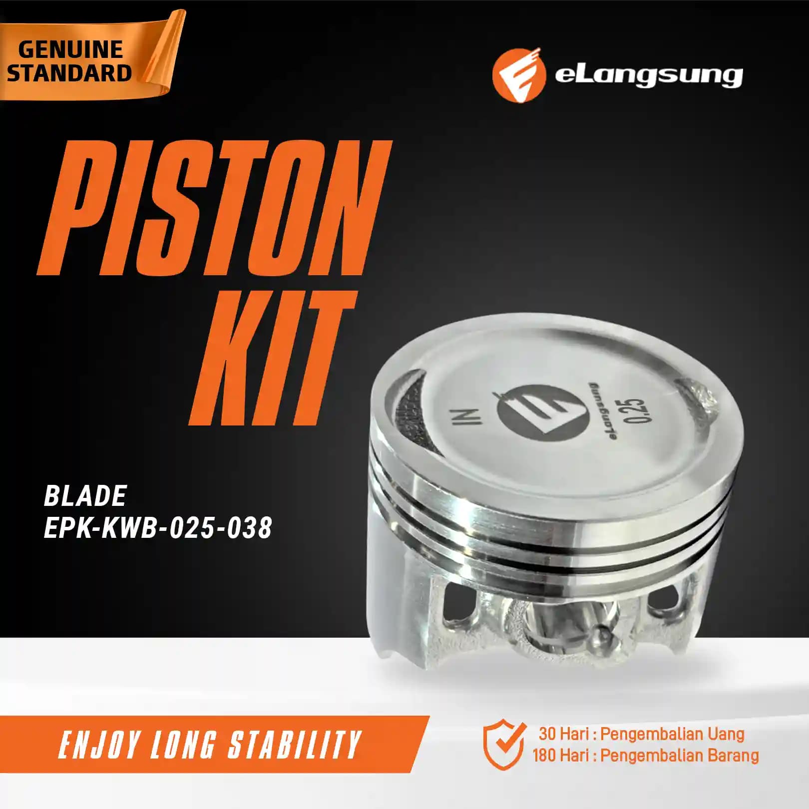 Piston Kit 0.25 Blade