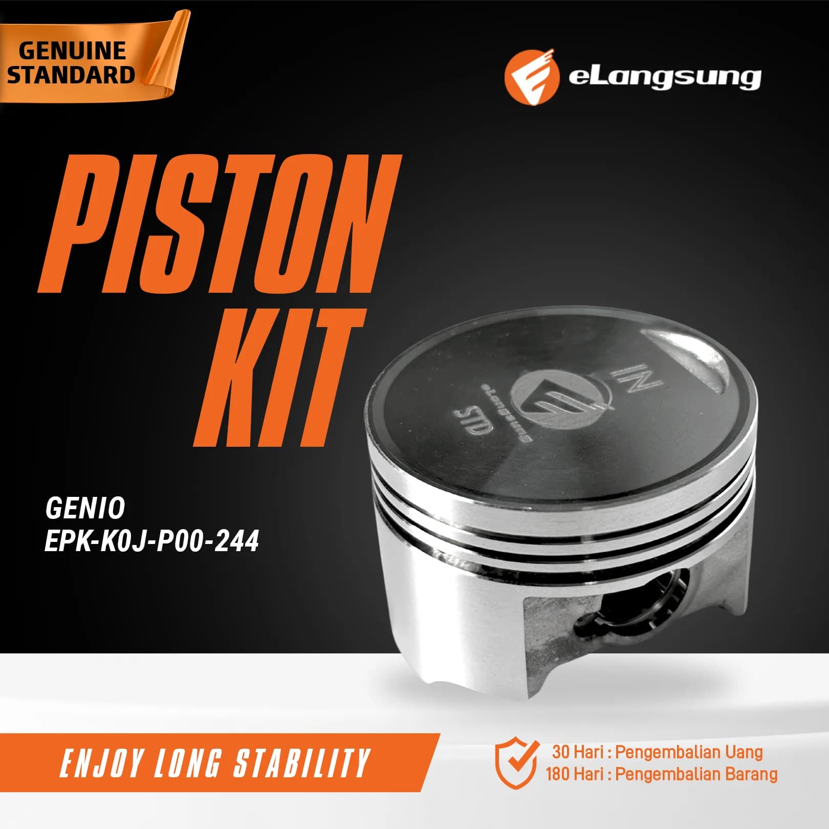 Piston Kit Std Genio