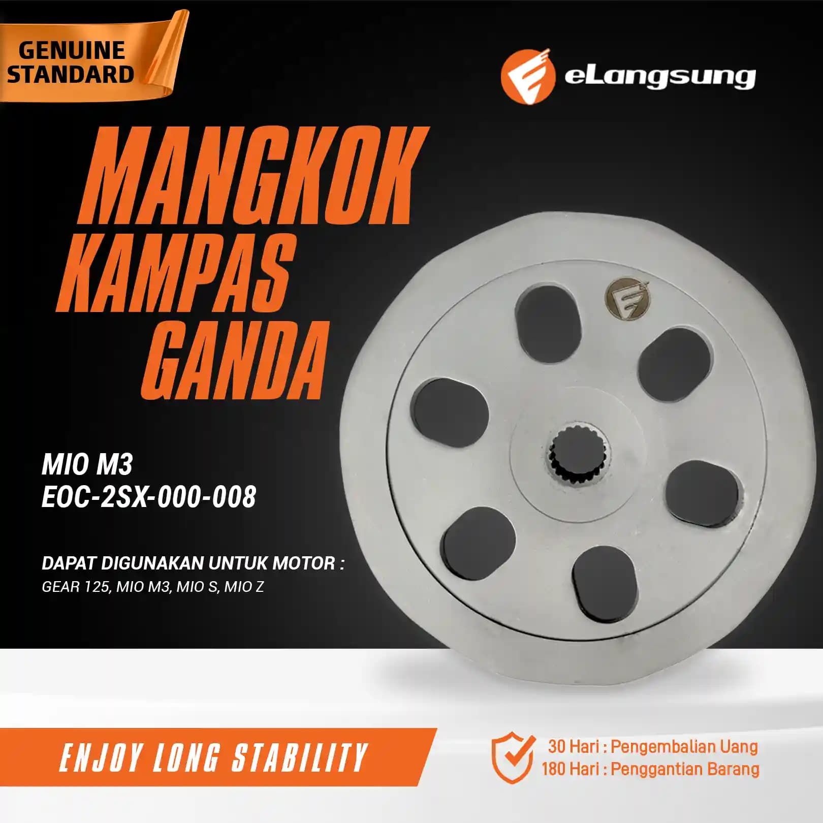 Mangkok Kampas Ganda Mio M3