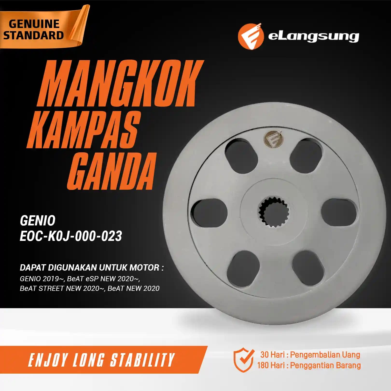 Mangkok Kampas Ganda Genio