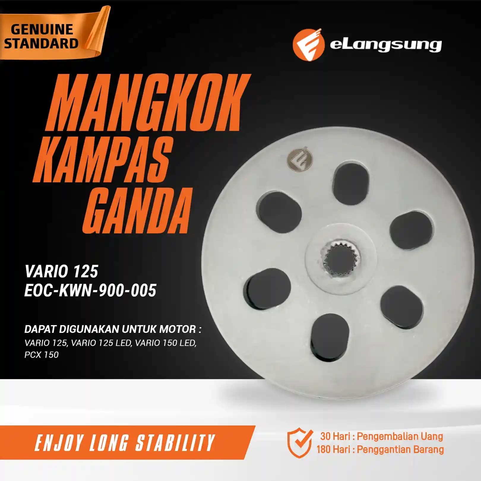 Mangkok Kampas Ganda Vario 125
