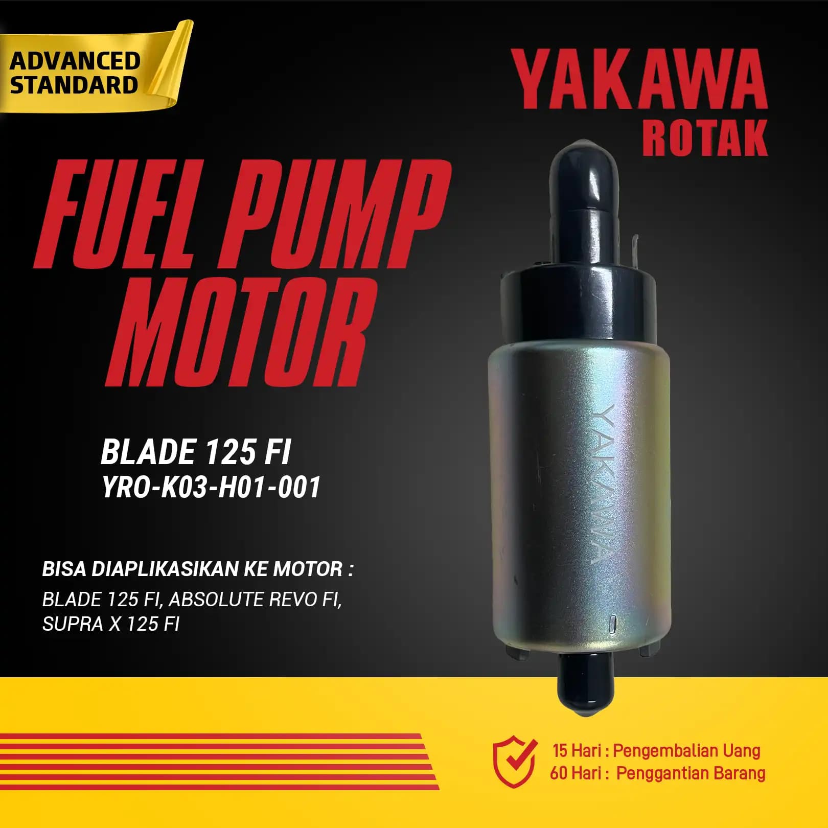 Motor Fuel Pump Blade 125 FI